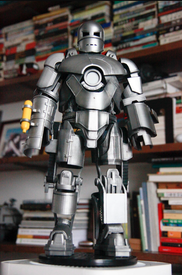 This 3d Printed Iron Man Mark I Suit Rivals The Best Of Figurines