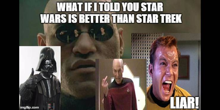 Savage Star Trek Vs Star Wars Memes Cbr