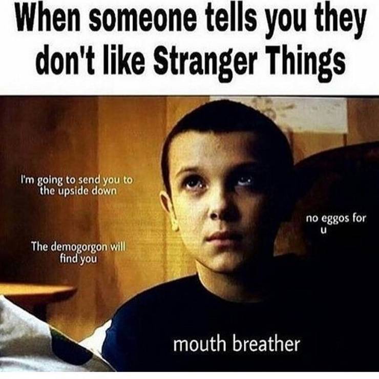 Eleven Stranger Things Memes Gifs Imgflip