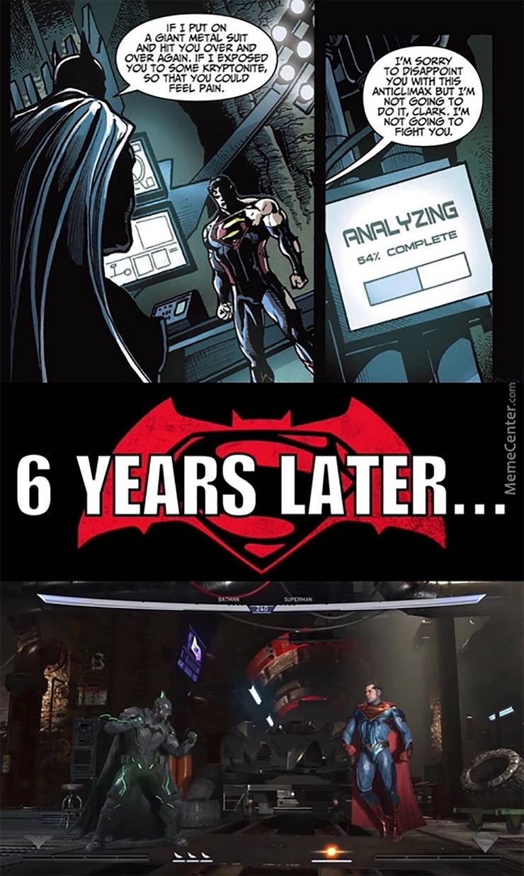 Gods A Meme Us 15 Hilarious Injustice 2 Memes Cbr