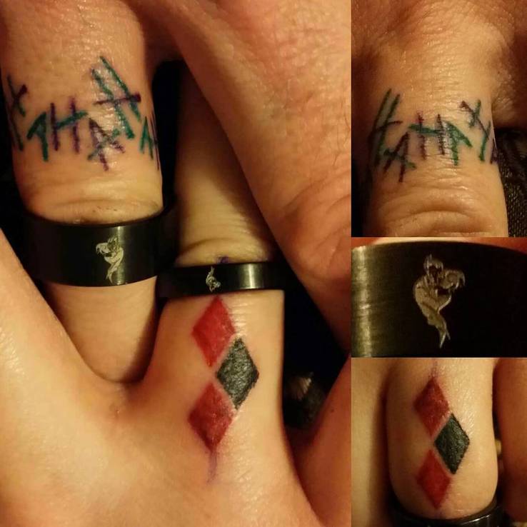 Harley Quinn And Joker Couple Tattoos Best Tattoo Ideas