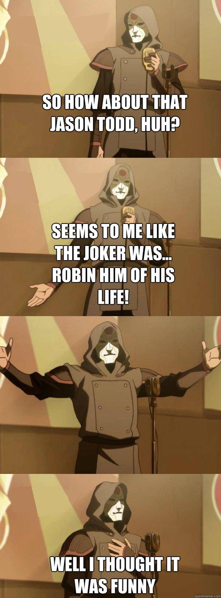 Savage Memes Roasting Superhero Death Cbr