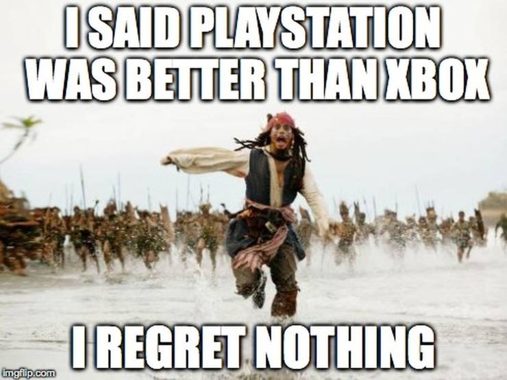 Console Wars 15 Xbox Vs Playstation Memes Cbr