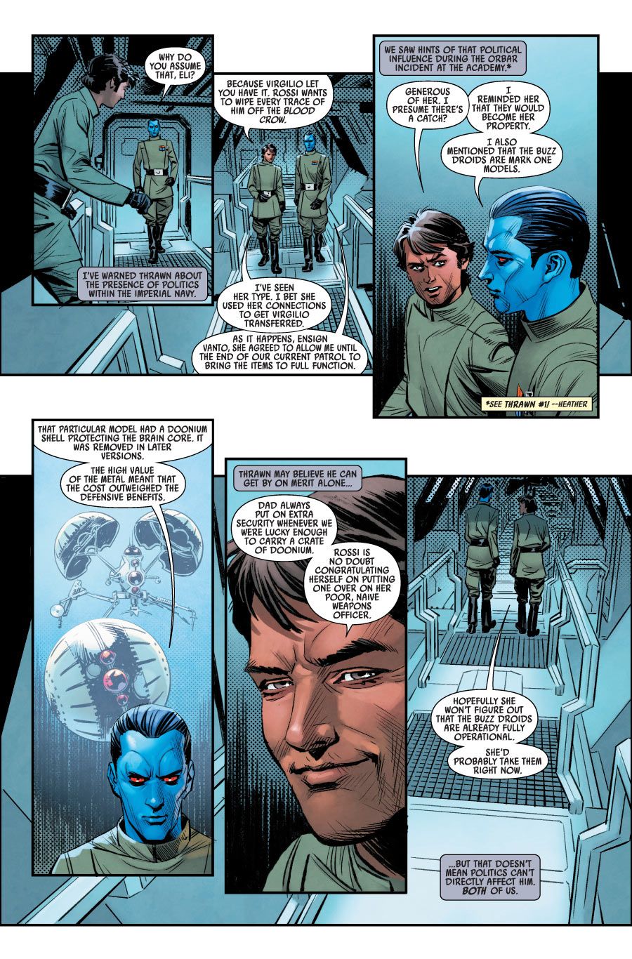 to defeat an enemy thrawn