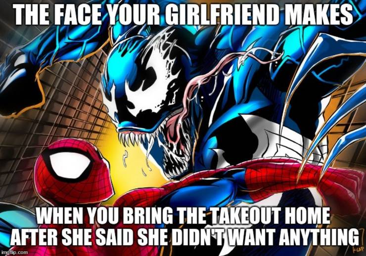 Venom X Shadowed One Marvel Comics Meme On Awwmemes Com