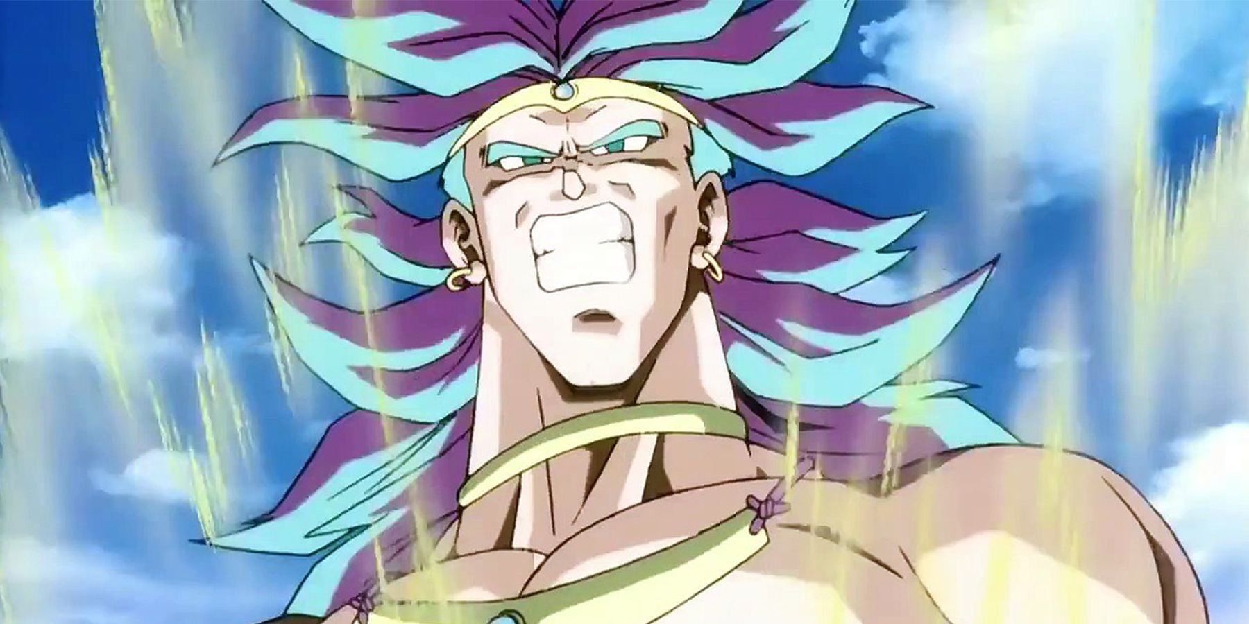 Dragon Ball Broly Blue Hair Super Saiyan