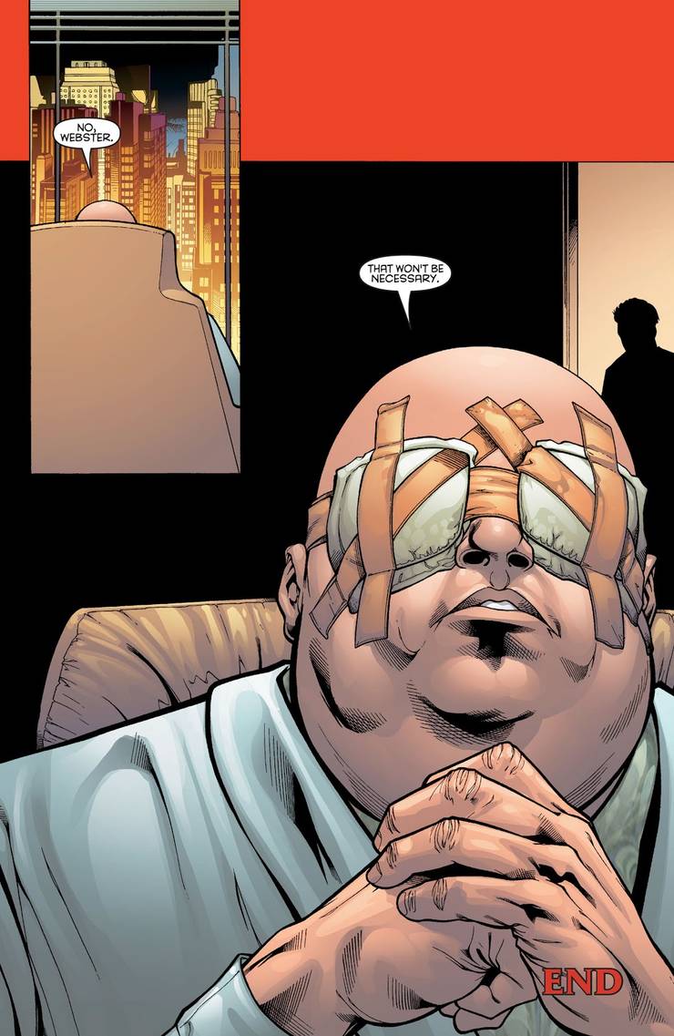 Fisk blinded  in Daredevil #15 (1998). (Image credit: Marvel)