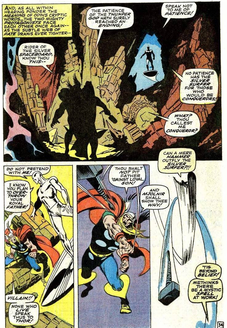 Silver Surfer 4 pg. 34 Silver surfer, Comic book pages