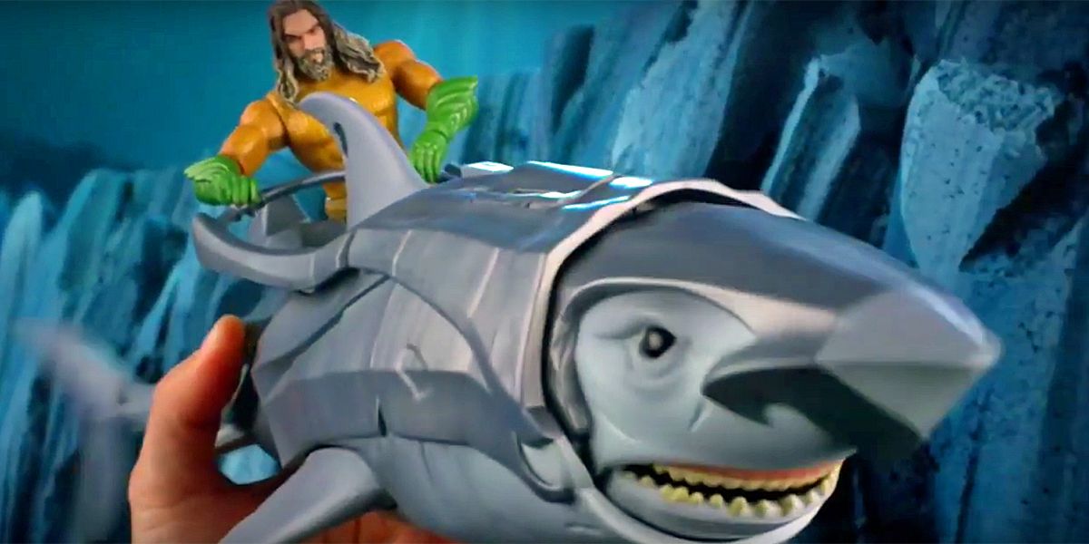 DC Aquaman & Warrior Shark Action Figure Set 