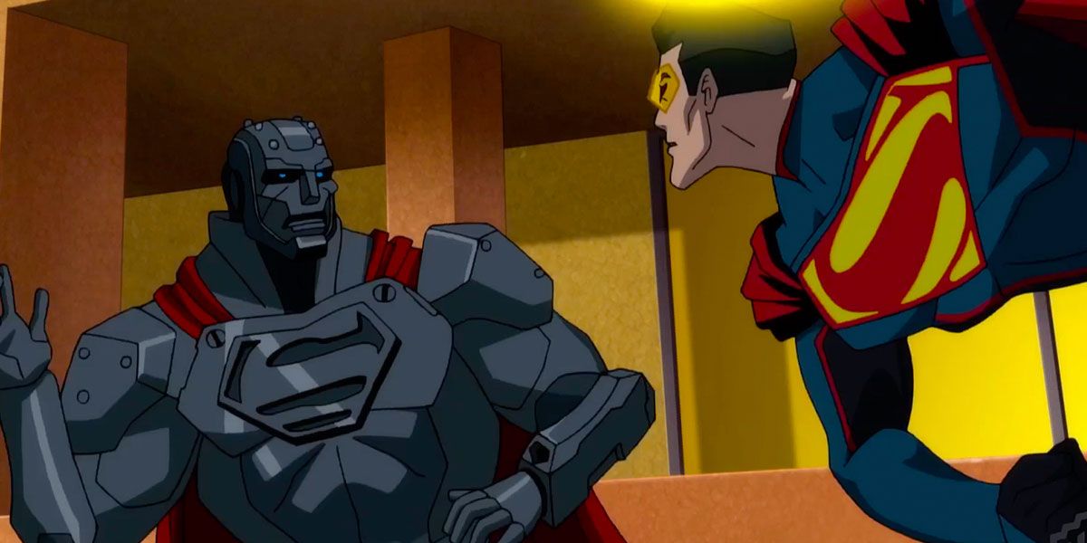 Steel Clashes with the Eradicator in Reign of the Supermen Clip