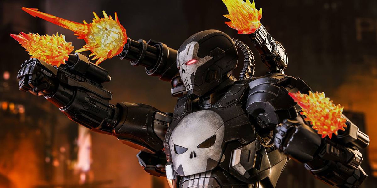 The Punisher Hot Toys Figure Features War Machine Armor Cbr