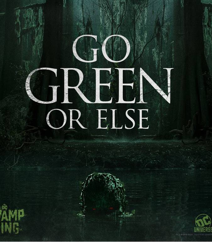 SERIE DC SWAMP THING Swamp-Thing-Go-Green-Poster-Vertical