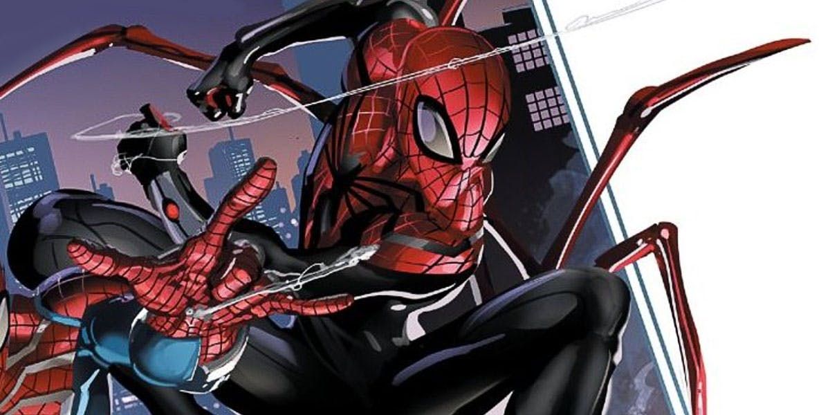 Superior spider man. Супериор человек паук. Совершенный человек паук Отто Октавиус в теле паука. Spider-man ps4 Superior Spider-man. Супериор Спайди.