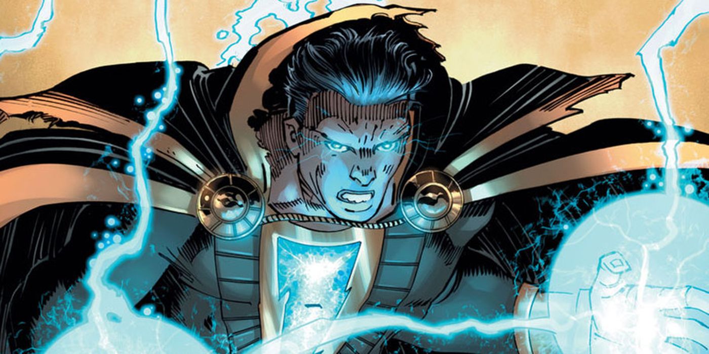 Black Adam Battles Shazam Who Laughs in DC's Year of the Villain