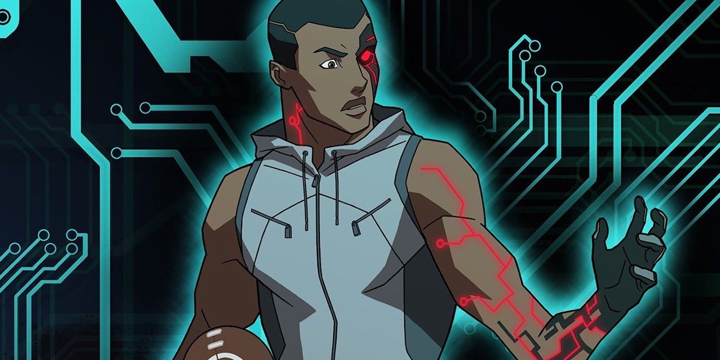 First Look at Cyborg in DC Universes YOUNG JUSTICE 