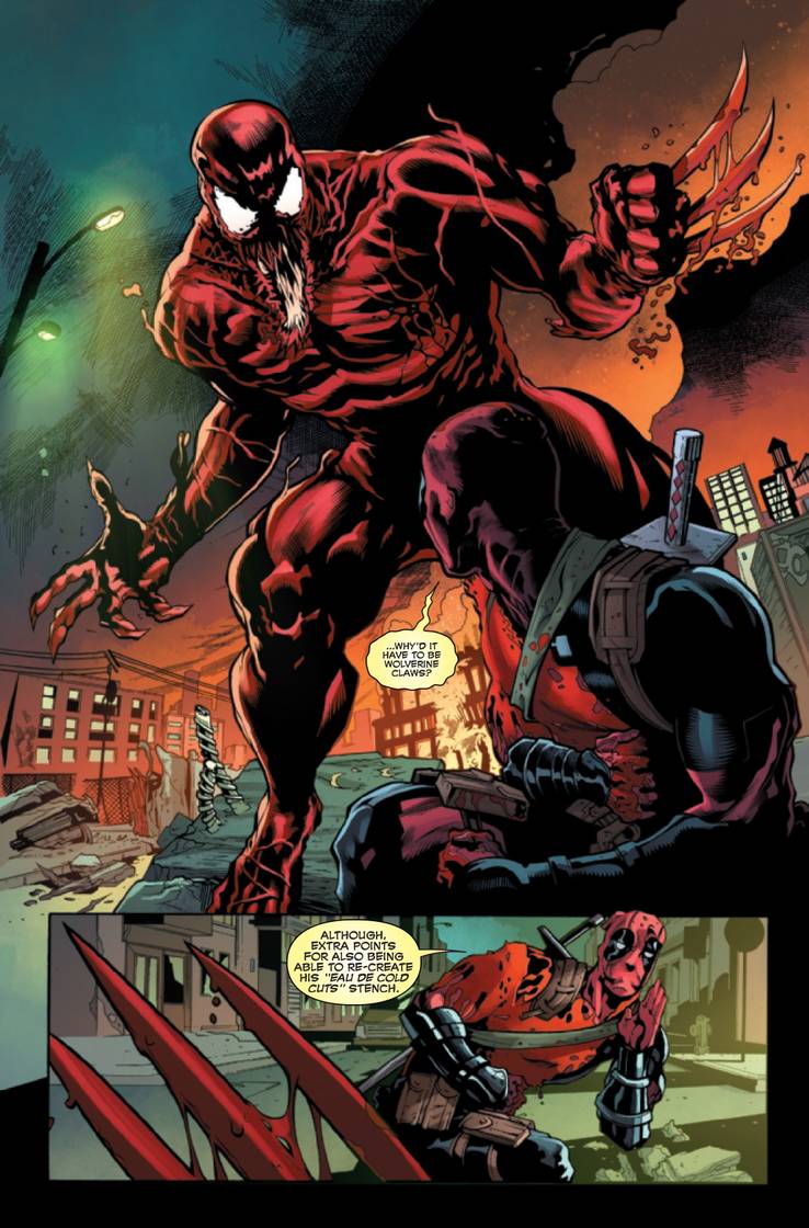 Exclusive Absolute Carnage Vs Deadpool Eviscerates The