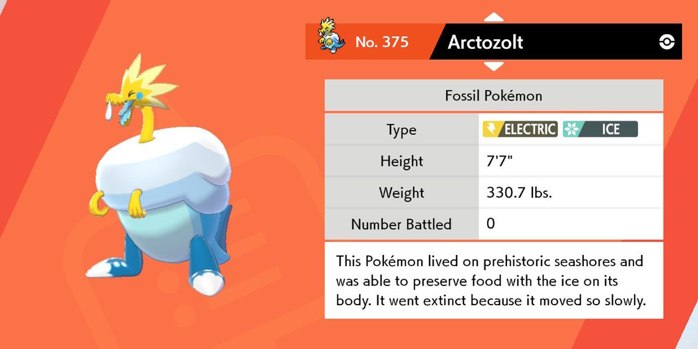 Fossil Pokémon Who Are Sword and Shield's Extinct Creatures 