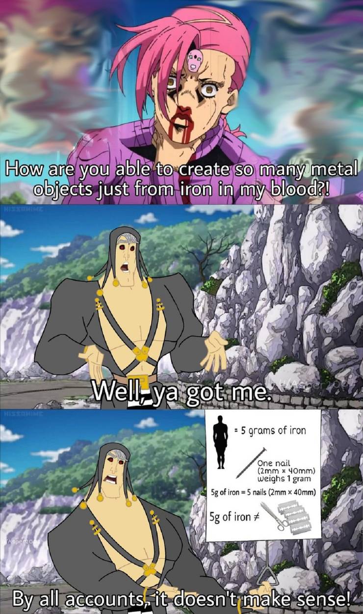 Jojo 10 Golden Wind Memes That Are Too Hilarious For Words Cbr