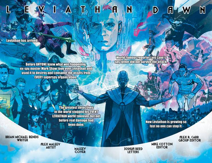 DC Comics Leviathan Dawn Brian Micheal Bendis Alex Maleev
