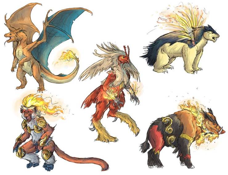 Pokemon 10 Pieces Of Fire Pokemon Fan Art We Love Cbr Board & card game art. 10 pieces of fire pokemon fan art