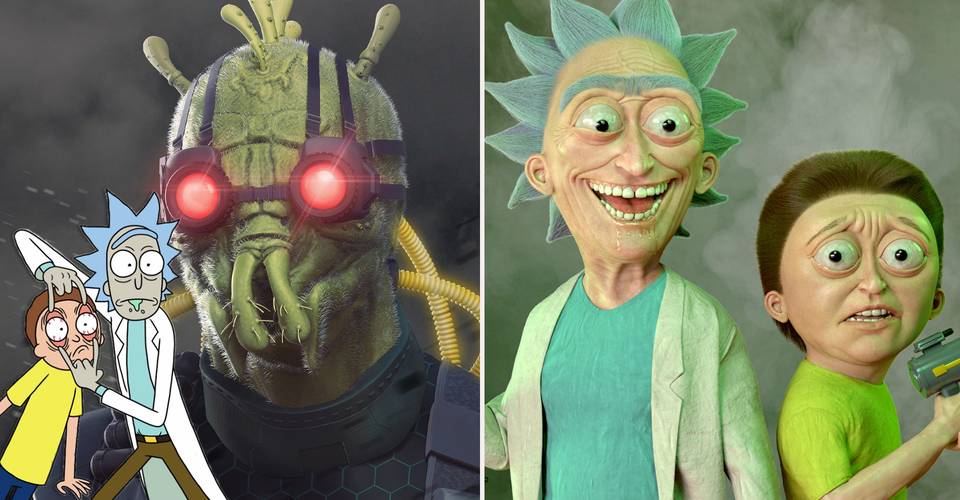 10 Unsettling Fan Art Images Of Realistic Rick And Morty Characters