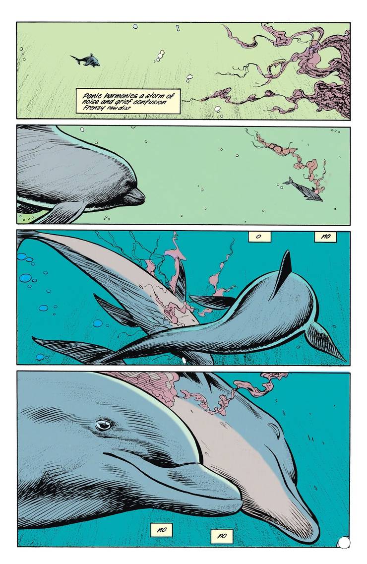 A School of Dolphins Get The Last Word In this Animal Man Classic