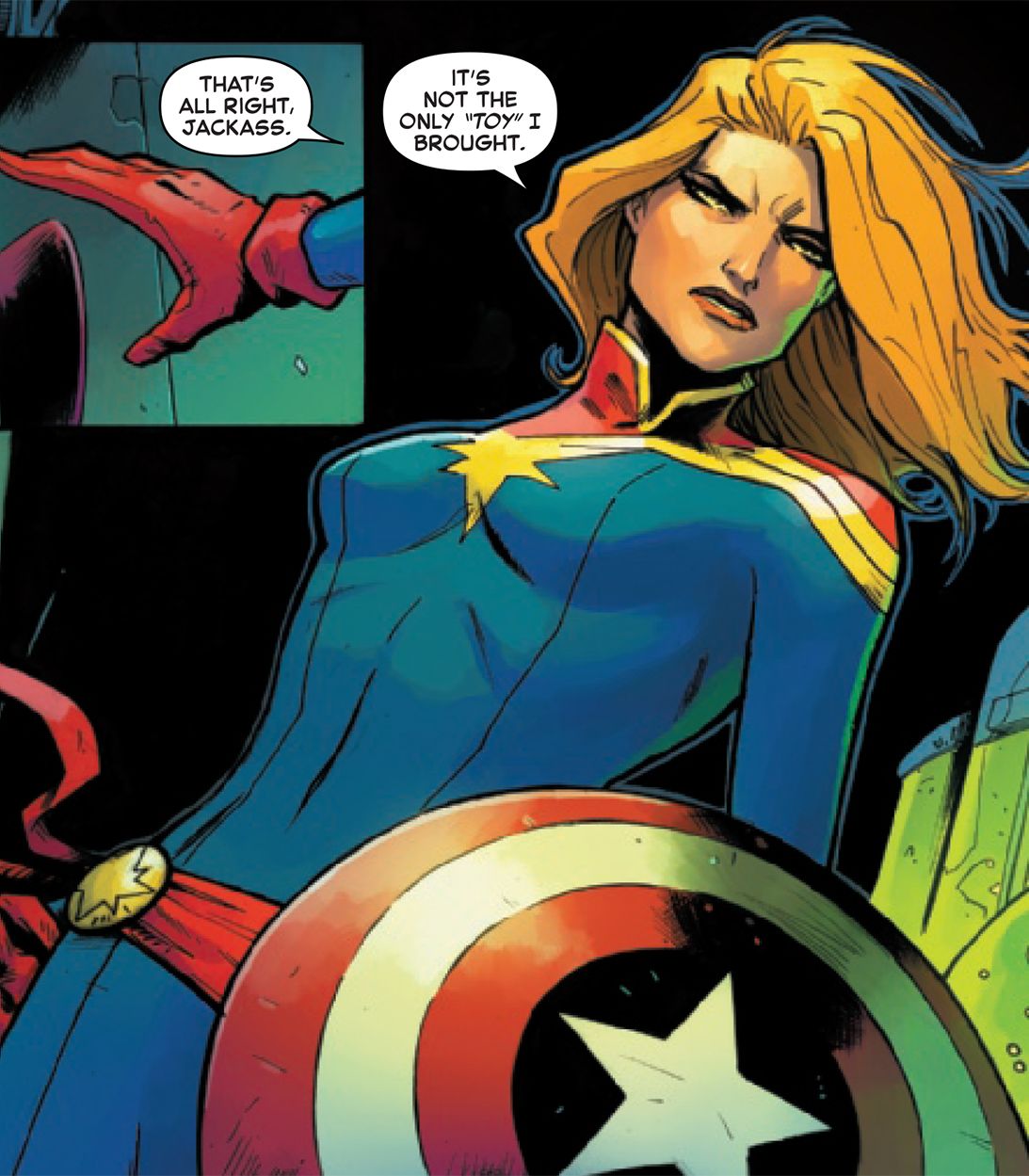 Captain Marvel Just Lifted Thor S Hammer But There S A Catch