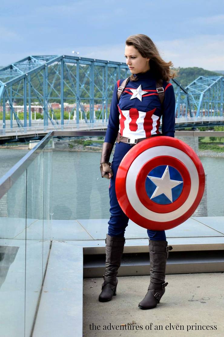 female captain america cosplay 9