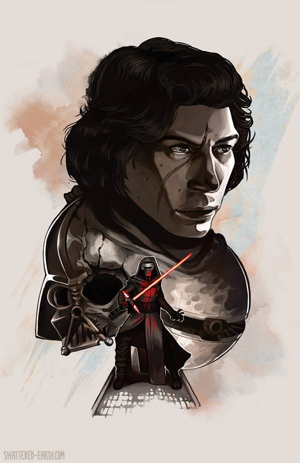 Star Wars 10 Cool Kylo Ren Fan Art You Need To See Cbr
