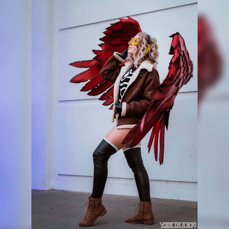 Hawks cosplay female mha 10 My