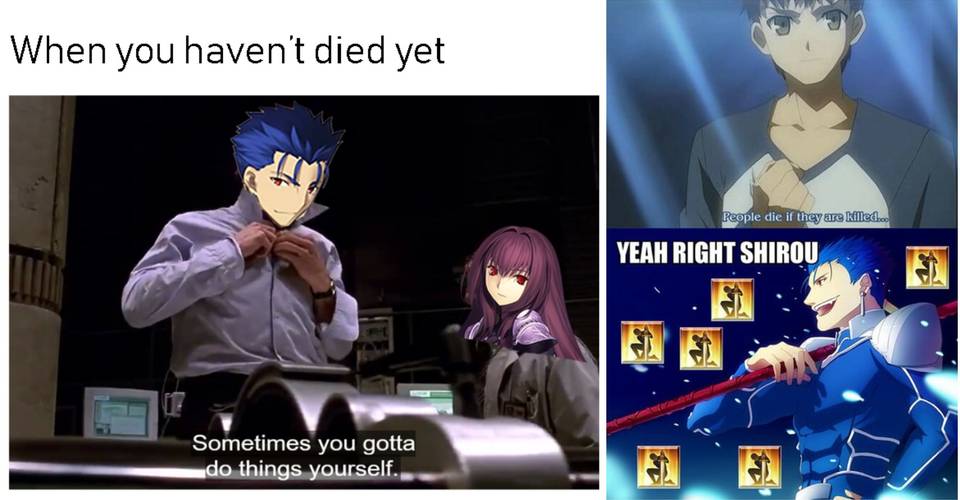 Fate The 10 Most Hilarious Memes About Lancer Dying Cbr Fate The 10 Most Hilarious Memes About Lancer Dying Cbr