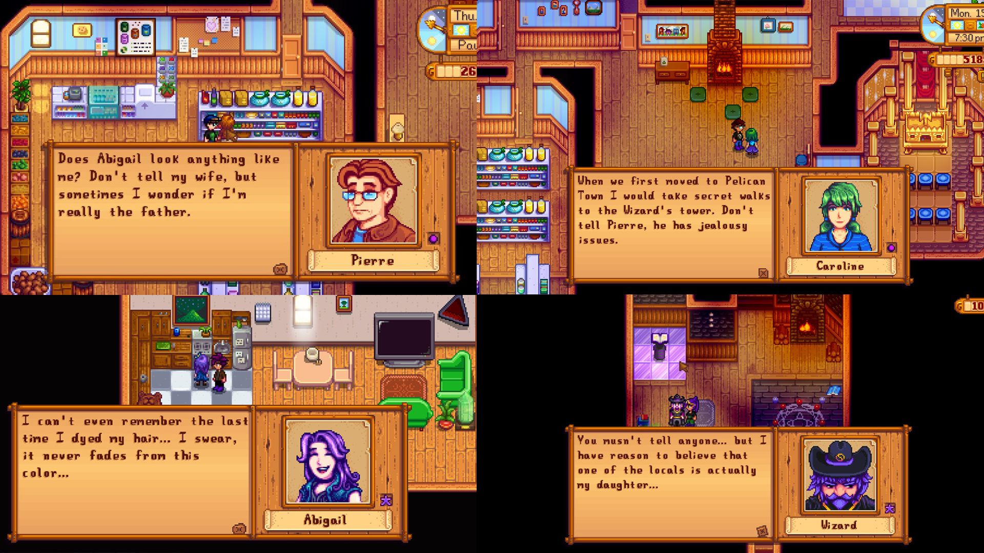 Stardew Valley: Why The Wizard Is Definitely Abigail's Father