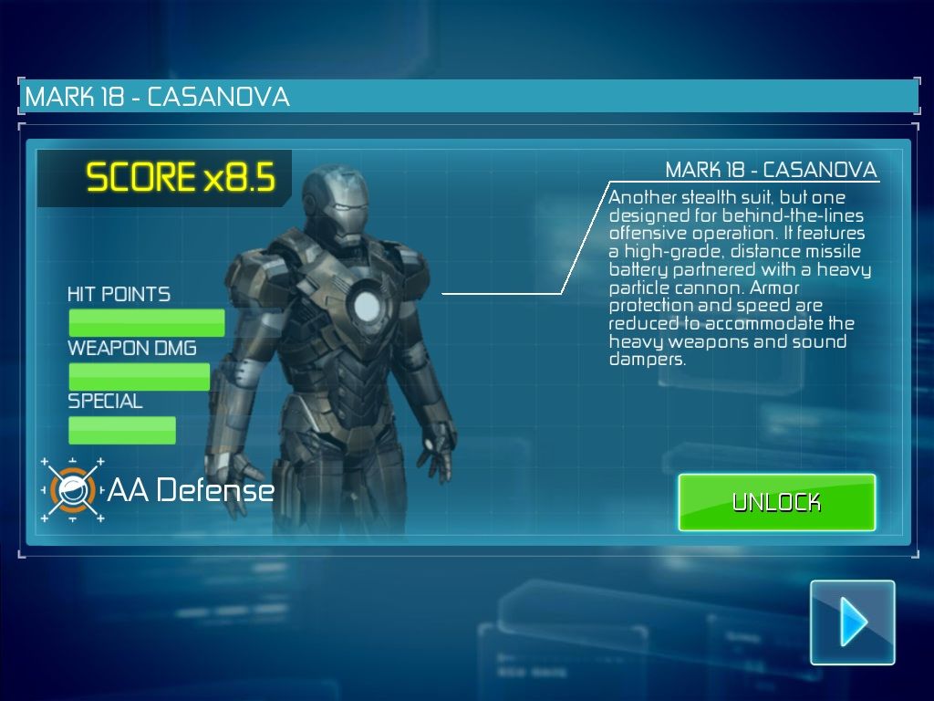 iron man game for mobile