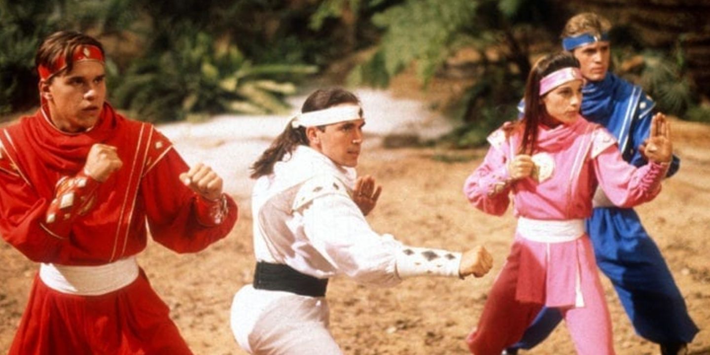 Rocky Tommy Kimberly And Billy In Mighty Morphin Power Rangers Movie