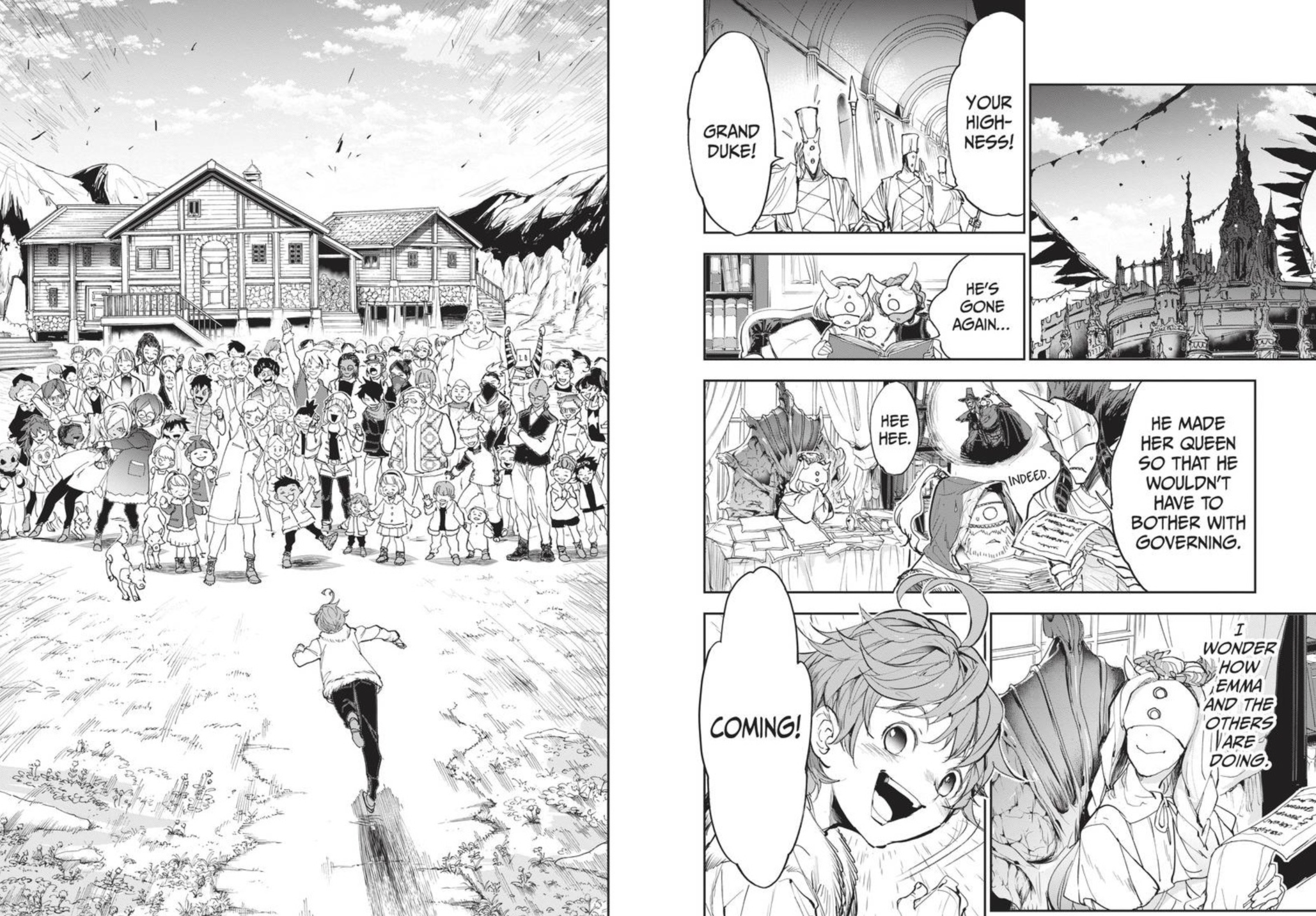 the promised neverland manga ending