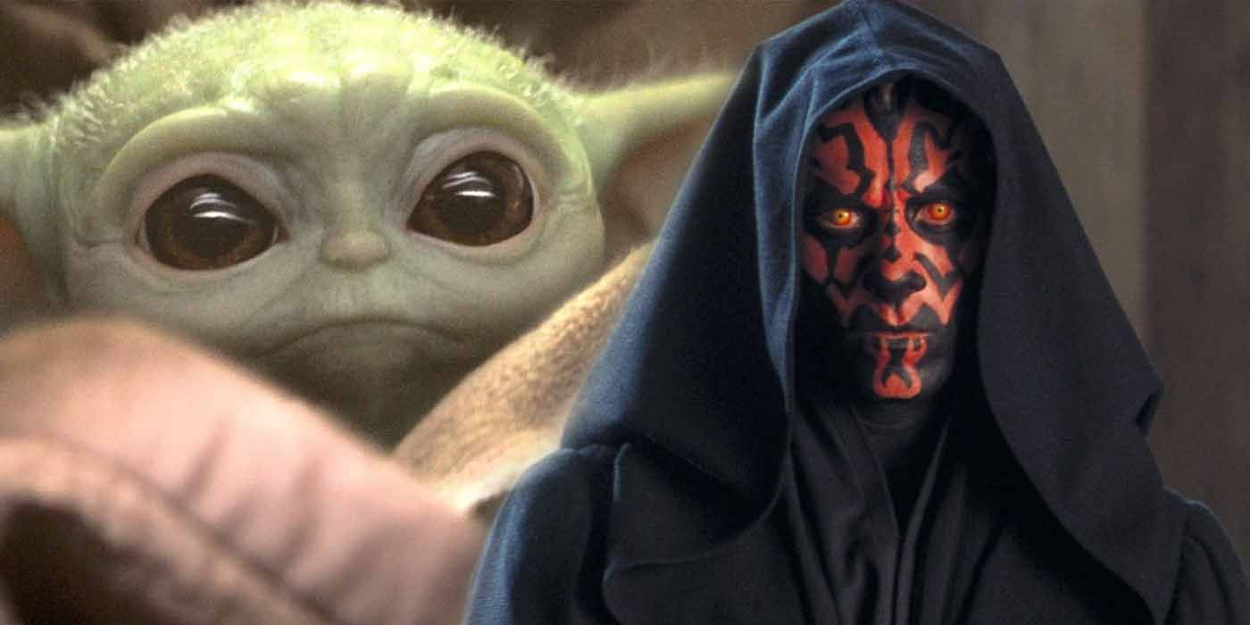 Star Wars Fanmade Baby Yoda Maul Mashup Is Adorably Deadly Cbr