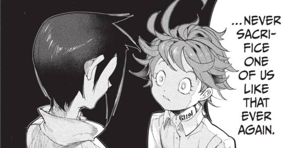 promised neverland manga panels promised neverland manga panels