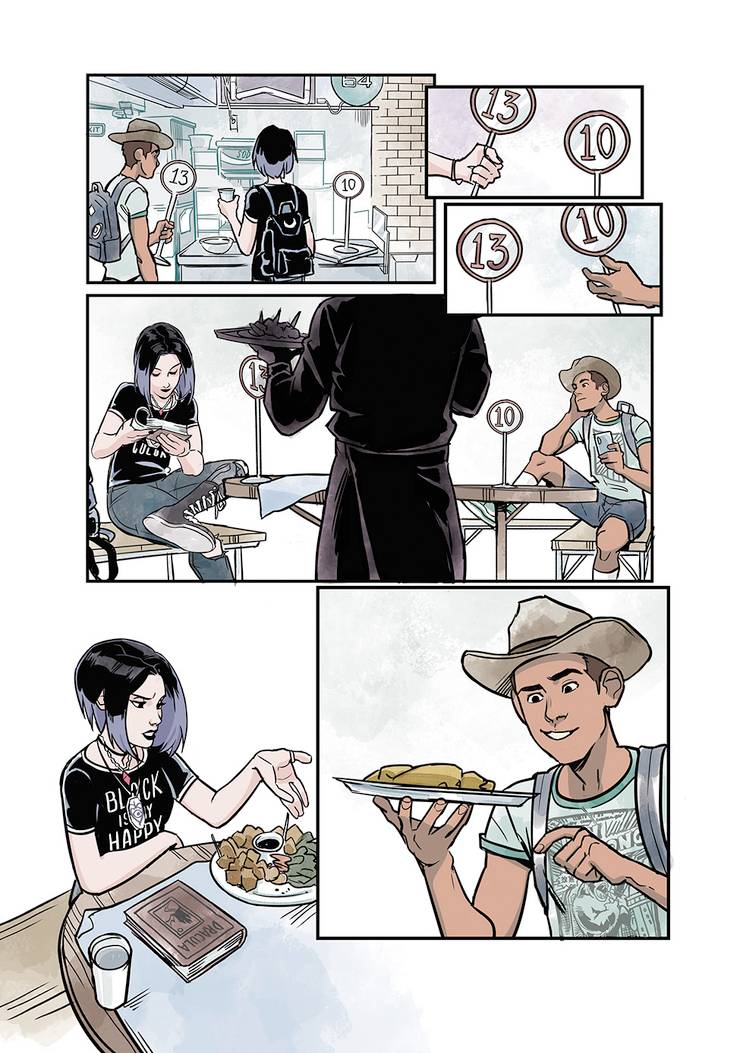 Dc Comics anuncia Teen Titans: Beast Boy Loves Raven 6 TTBBOYLR preview 05 600 Color Low