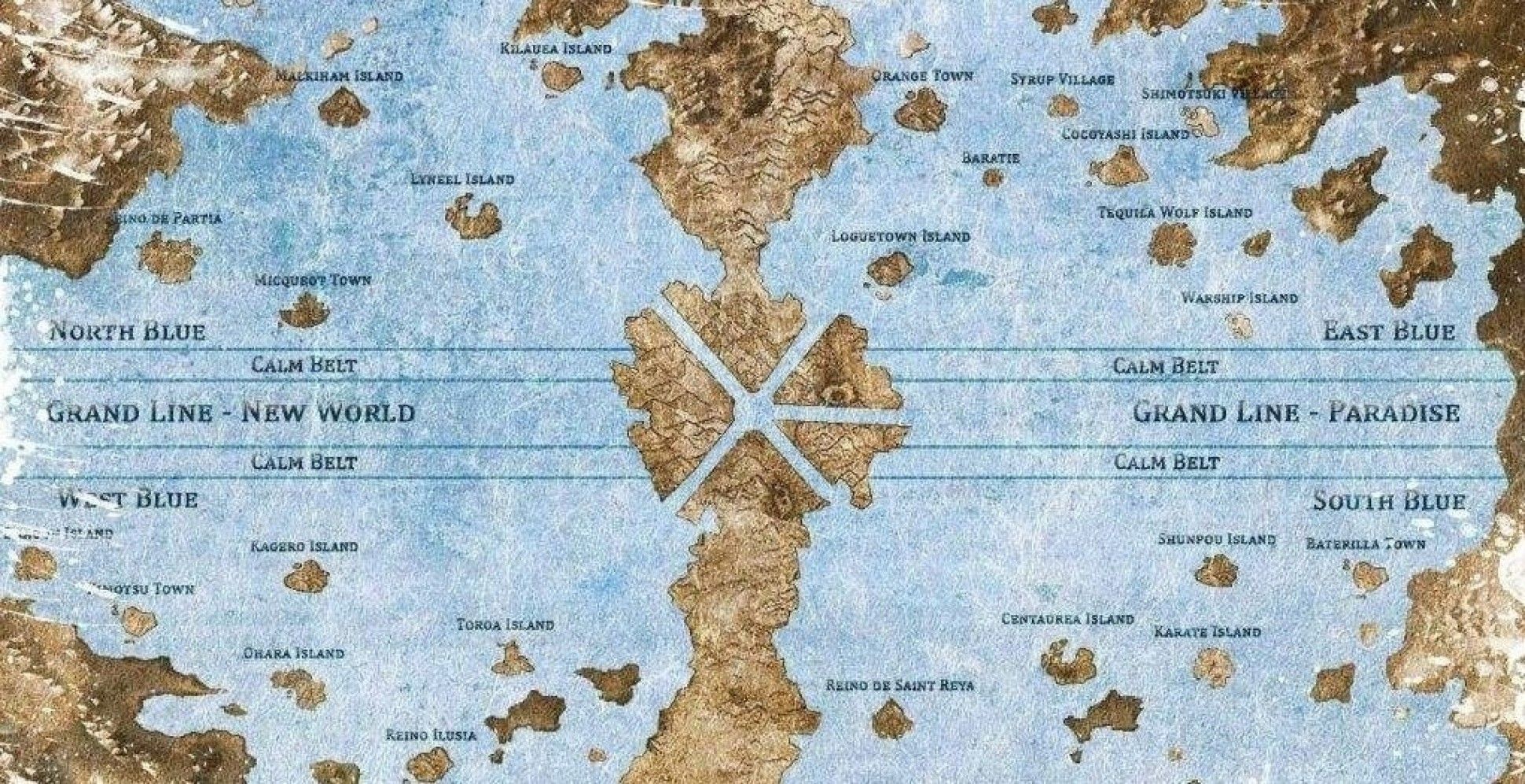 One Piece Island Map