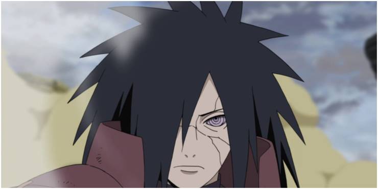 Madara Absorberende Naruto Rasenshuriken Med Sin Rinnegan's Rasenshuriken With His Rinnegan