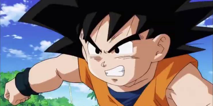 Anime Dragon Ball Goten Angry