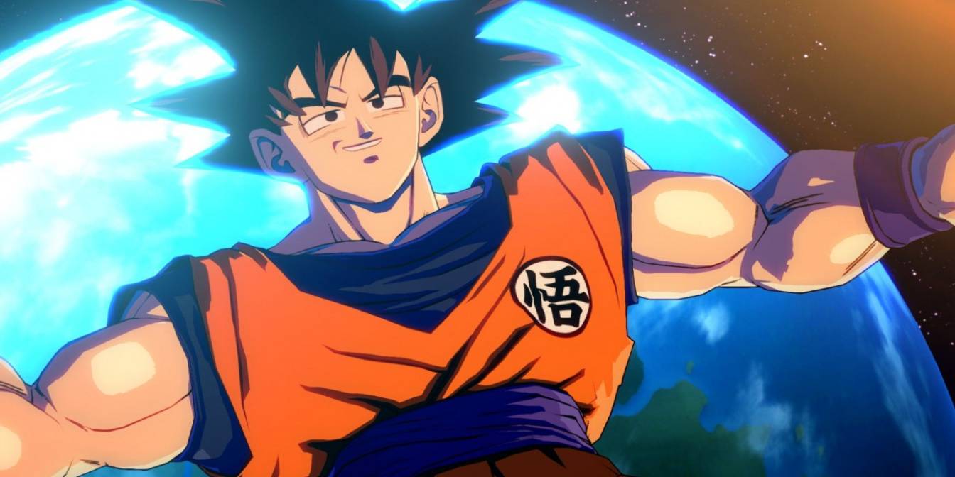 Spel Dragon Ball Z Kakarot Goku Falls To Earth