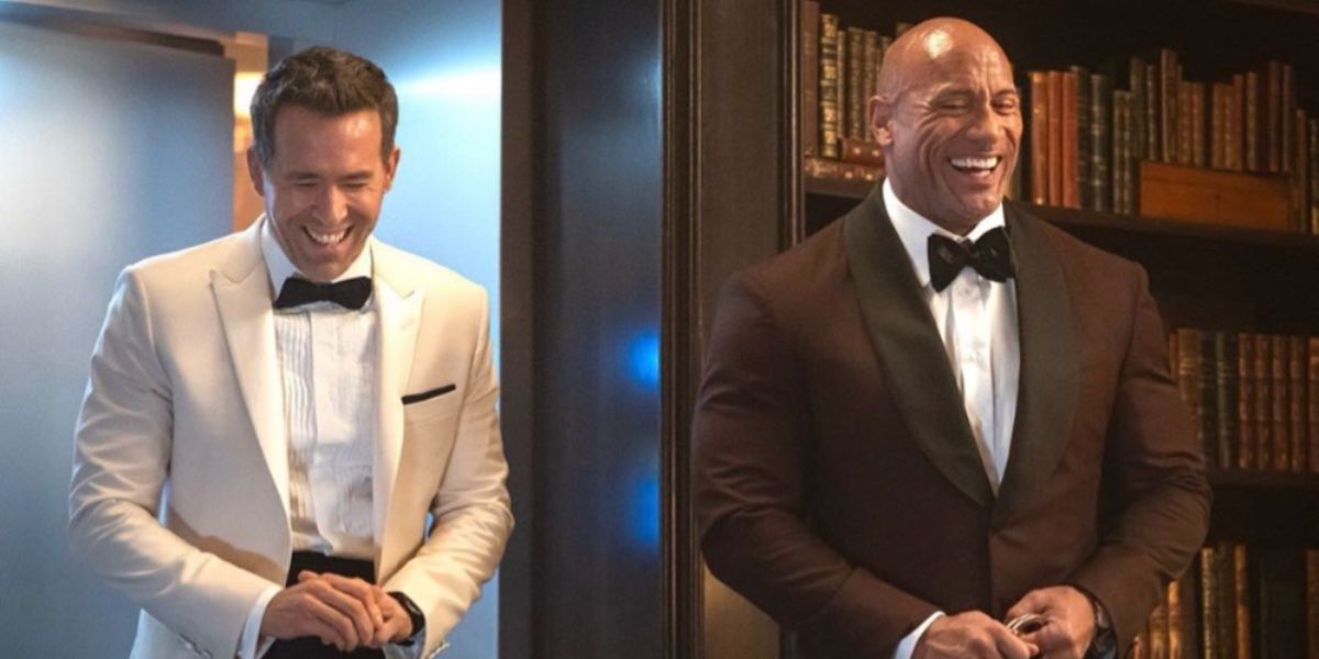 Dwayne Johnson Celebrates Ryan Reynolds' Birthday With New Red Notice Photo