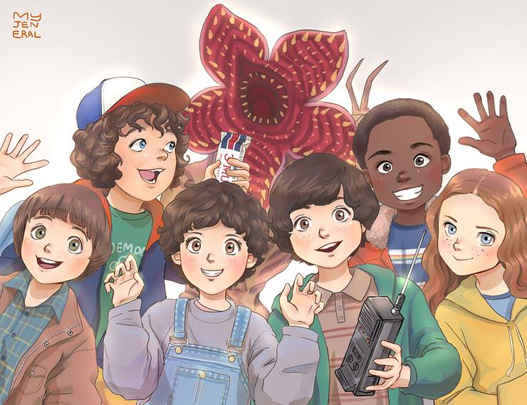 10 Stunning Pieces Of The Stranger Things Fan Art That The Fans Might Love 19 Netflix Stranger Things Fan Art 8
