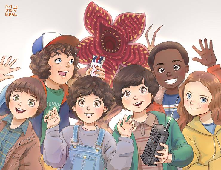 Netflix Stranger Things Fan Art 8