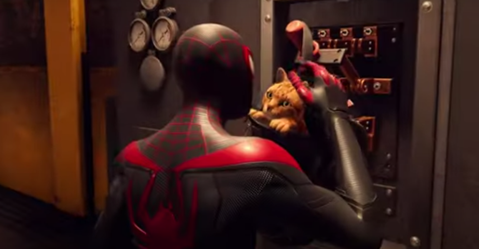 Ps5 S Spider Man Miles Morales Lets You Carry A Crimefighting Cat In Your Backpack