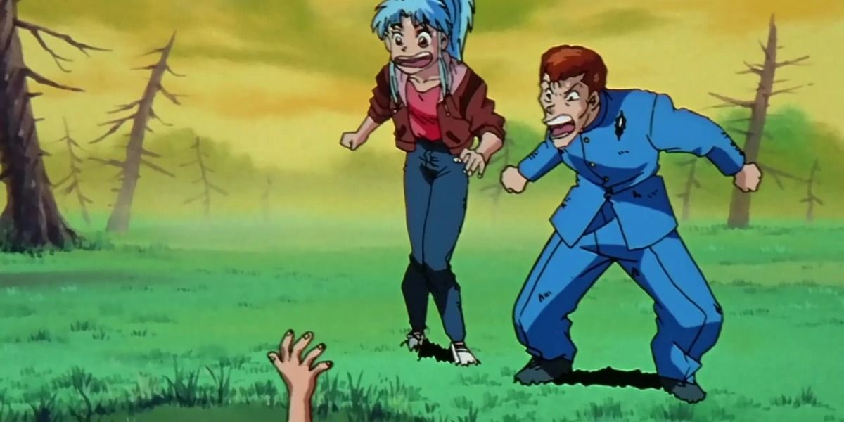 magnera vendo YUSUKE DANDO UMA CONFERIDA NA MONSTRA😂 🤣 (YU YU HAKUSHO EP  24) 