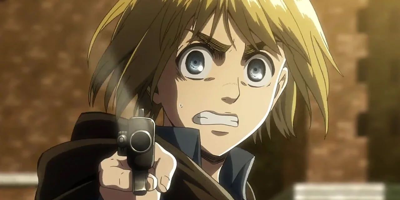Armin Attack on Titan Emotional Gun