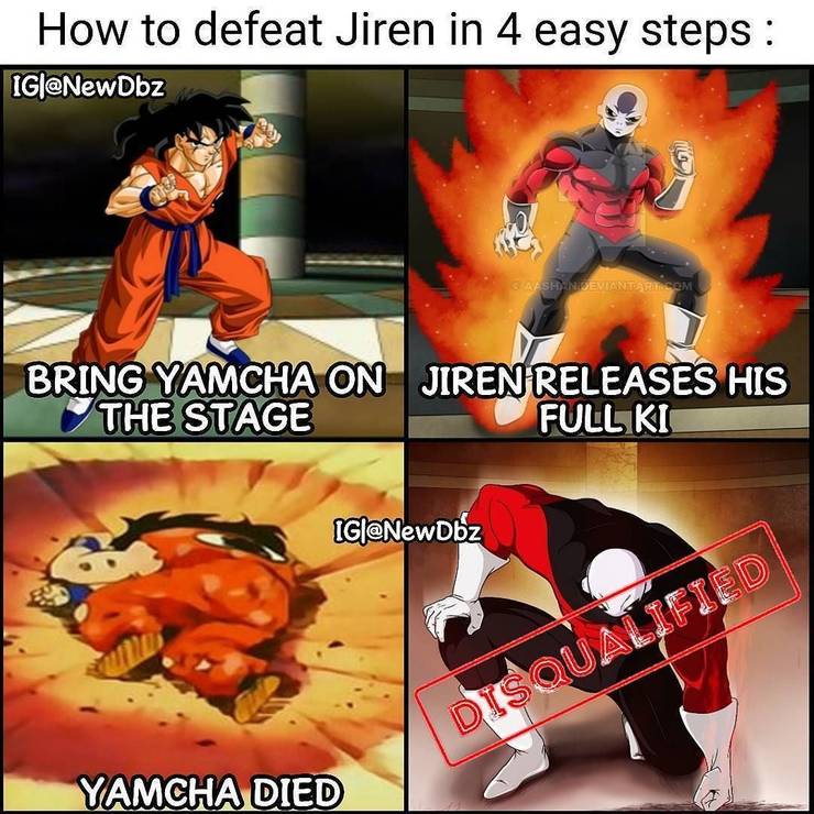 Dragon Ball: 10 Hilarious Yamcha Memes 15 Yamcha vs Jiren Dragon Ball Meme.jpg?q=50&fit=crop&w=740&h=740&dpr=1