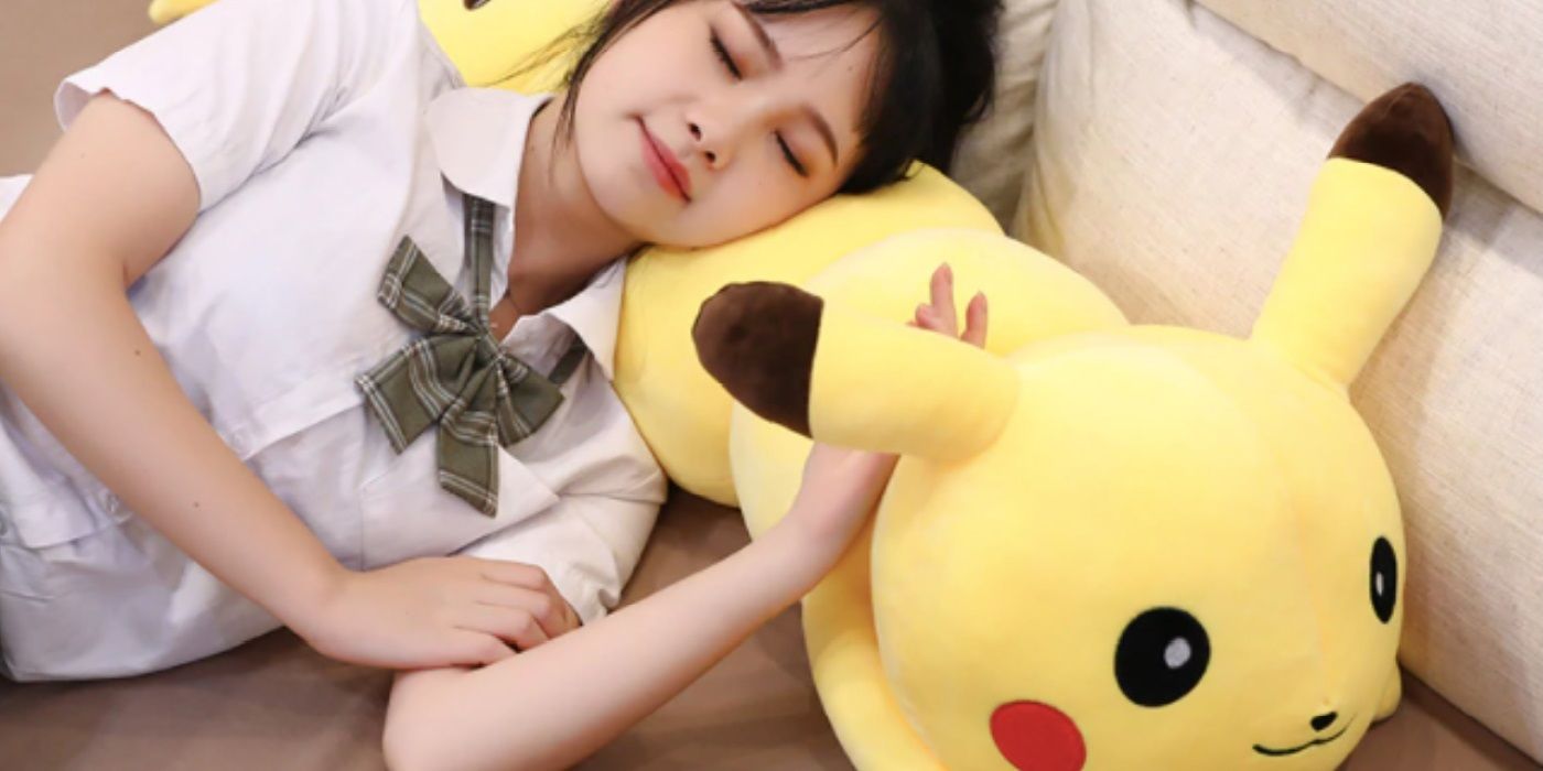 pikachu cuddle pillow